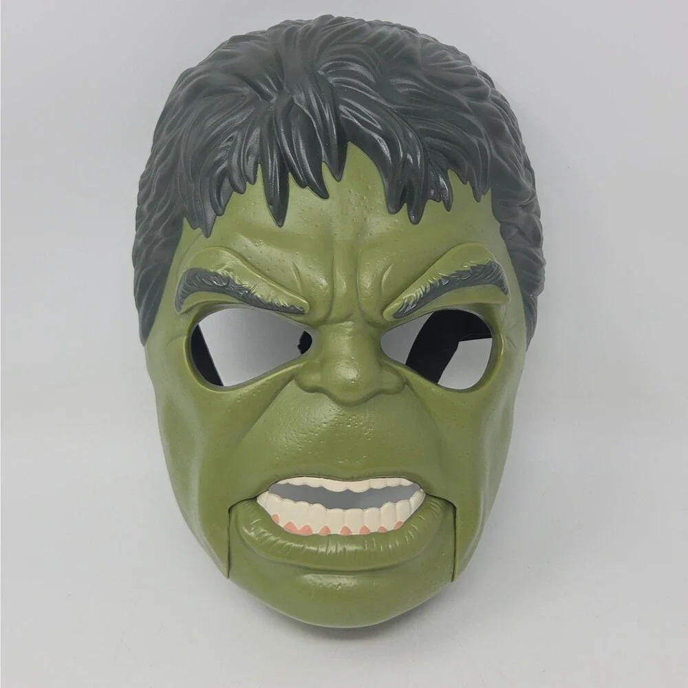 Marvel Hulk Mask with Adjustable Strap Moving Mouth & Eyebrows Hasbro Costume